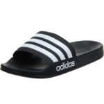 adidas Men's Adilette Shower Slides - US 4 - Black/white/black New With Box