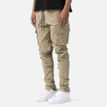 Cargo Pants Casual Zipper Designer Men's Clothing Fashion Popular Clothes Male Sport Comfortable Pant Solid Work Wear Large Size .
