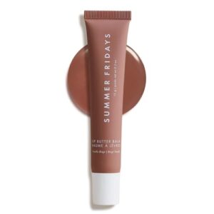 Summer Fridays Tinted Lip Butter Balm - Conditioning Vegan Lip Balm for Instant Moisture, Shine & Hydration - Softening & Soothing Skincare - Vanilla Beige (.5 Oz) : Beauty & Personal Care